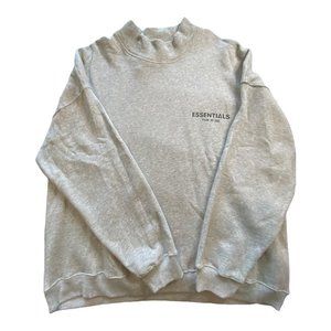 💭 Mock Neck Oversized Sweatshirt | Grey | Size XL 💭